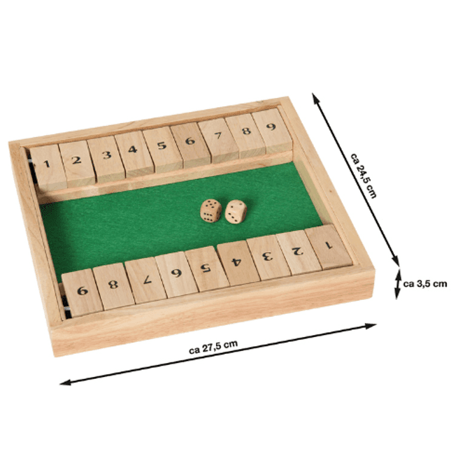 Huvudbild Klaffspelet (Shut the box)