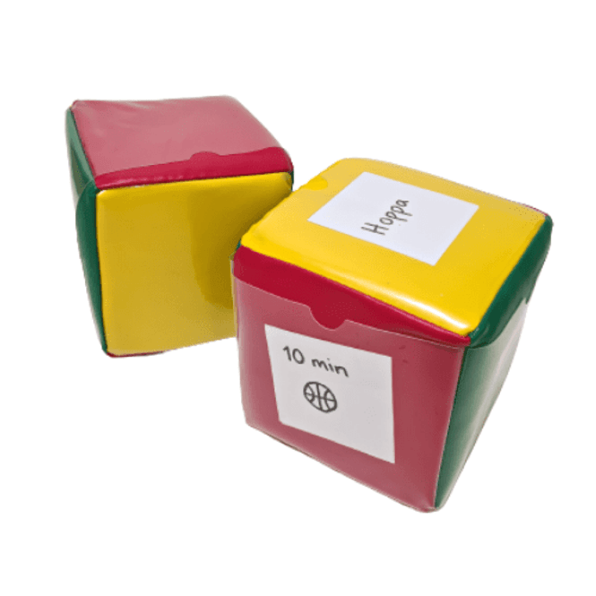 Huvudbild Move Cube aktivitetstärning med fickor