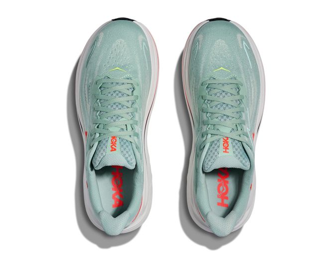 Huvudbild Hoka M Clifton 10 Sage/Neon Flame