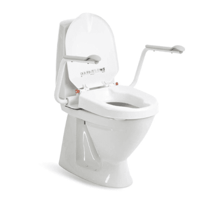 Huvudbild Toaförhöjning Hi-Loo med armstöd, 6 cm