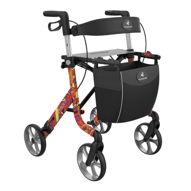 Huvudbild Rollator Space LX, Flower